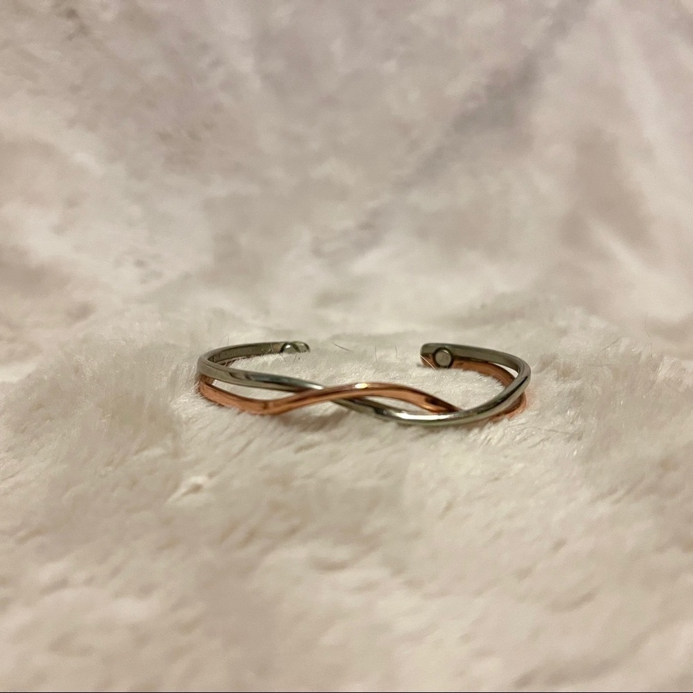Sergio Lub Copper Silver Dance Bracelet